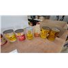 Image 7 : Vintage Shell Motor Oil Cans: Rotella, Rimula, X-100, and Golden Shell (10)
