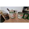 Image 2 : Vintage Oil Can Lot (10): Gulfpride, Ford, Wakefield Castrol, and Castrol CR-1