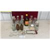 Image 1 : Vintage Glass Bottles and Jars Including Mrs. Butterworth's Syrup, Milk Bottles, Mason Jars and Mor
