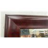 Image 2 : Large Wood-Framed Mirror, 31 W x 65” H
