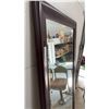 Image 3 : Large Wood-Framed Mirror, 31 W x 65” H