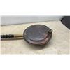 Image 2 : Antique Copper Bed Warmer with Long Wood Handle