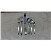 Image 6 : 1847 Rogers Silverware Set in Wood Case: 13-15 Pieces of Each