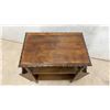 Image 6 : Magazine Rack Side Table with Two Shelves and Scalloped Edges, 23 × 25 × 13 1/2”