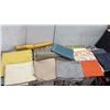 Image 1 : Assorted Fabric Rolls (20+ Meters): Plaid, Floral, Solid, and Geometric