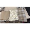 Image 4 : Assorted Fabric Rolls (20+ Meters): Plaid, Floral, Solid, and Geometric