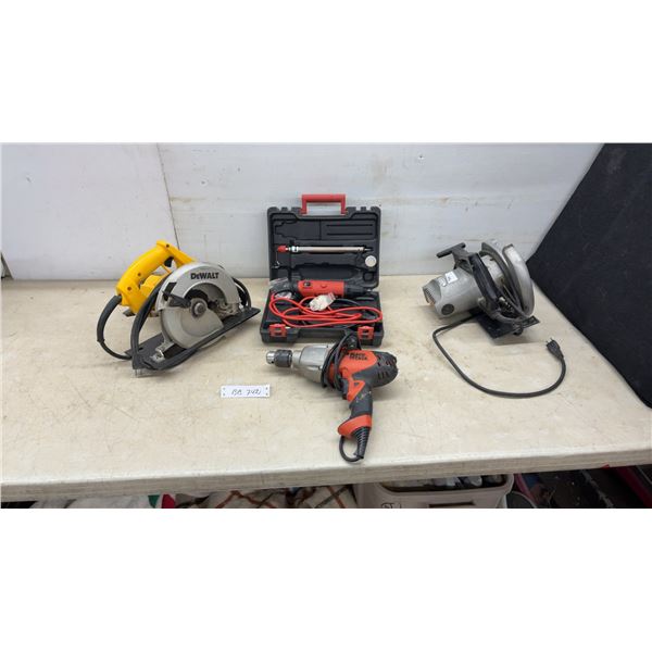 DeWalt Circular Saw, Black and Decker DR601 Type 2 Corded Drill 13mm
