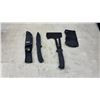 Image 2 : SOG Pro 5.0 Combo Kit: Folding Shovel, Axe, Fixed Blade Knife, and Sheaths