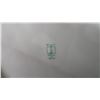 Image 3 : Woven Basket and 20 Assorted Saucers, Including 10 with Green Scrollwork and 10 with Floral and
