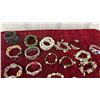 Image 4 : Assorted Costume Bracelets and Bangles, Beaded, Metal, and Stone Styles