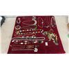Image 1 : Assorted Costume Jewelry Including Beaded Necklaces, Bangles, Chains, Pendants