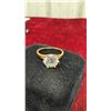 Image 12 : Solitaire Ring Size 6, Twisted Curb Chain Bracelet, Two-Tone Link Bracelet, and Leaf Pendant
