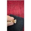 Image 13 : Solitaire Ring Size 6, Twisted Curb Chain Bracelet, Two-Tone Link Bracelet, and Leaf Pendant