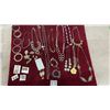 Image 1 : Assorted Costume Jewelry Including Rhinestone Bracelets, Necklaces, Brooches, Earrings