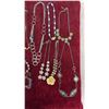 Image 3 : Assorted Costume Jewelry Including Rhinestone Bracelets, Necklaces, Brooches, Earrings