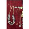 Image 2 : Assorted Costume Jewelry Including Necklaces, Bracelets, Earrings, Rings, and Watch