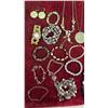 Image 5 : Assorted Costume Jewelry Including Necklaces, Bracelets, Earrings, Rings, and Watch