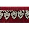 Image 10 : Silver-Tone Costume Jewelry Lot: Rhinestone Bracelets, Floral Tassel Necklace