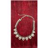 Image 12 : Silver-Tone Costume Jewelry Lot: Rhinestone Bracelets, Floral Tassel Necklace
