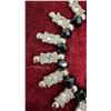 Image 3 : Silver-Tone Costume Jewelry Lot: Rhinestone Bracelets, Floral Tassel Necklace
