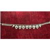 Image 9 : Silver-Tone Costume Jewelry Lot: Rhinestone Bracelets, Floral Tassel Necklace