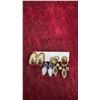 Image 6 : Assorted Costume Earrings Including Studs, Hoops, Dangles, and Gold-Tone Clip-Ons