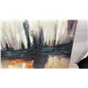 Image 3 : Abstract Landscape Painting on Canvas, 47-1/4” × 23-5/8”