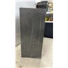 Image 2 : WORK MASTER Wall-Mount Metal Cabinet with Red Door and Interior Shelf