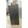 Image 3 : WORK MASTER Wall-Mount Metal Cabinet with Red Door and Interior Shelf