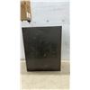 Image 4 : WORK MASTER Wall-Mount Metal Cabinet with Red Door and Interior Shelf