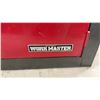 Image 7 : WORK MASTER Wall-Mount Metal Cabinet with Red Door and Interior Shelf