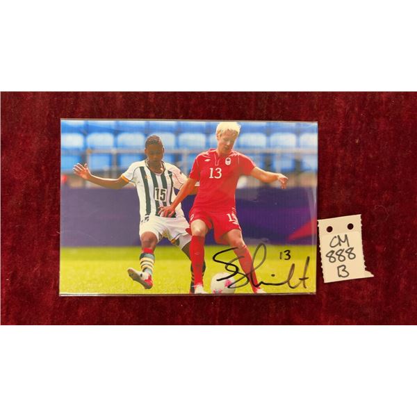 Signed Team Canada Sophie Schmidt 4 × 6 Photo