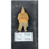 Image 1 : Hand-Carved Wooden Policeman Figuring with Sword 6” (Chip on Foot)