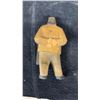 Image 4 : Hand-Carved Wooden Policeman Figuring with Sword 6” (Chip on Foot)