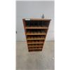 Image 1 : Vintage 1930 Wooden Mail Sorting Pigeonhole Cabinet, RR#2 Thornhill, Manitoba 48”×22”×11”
