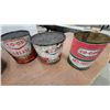 Image 4 : Vintage CO-OP Grease Pails, HD7 Motor Oil, Anti-Freeze, and Transmission Oil Tins