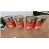 Image 2 : 7 Texaco Havoline, Ursa Super Plus, and Co-op HD7 Heavy Duty Motor Oil Cans