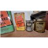 Image 3 : 11-Tin Vintage Lot: Pure Linseed Oil, Calf Liver, IGA Coffee, and Water Putty