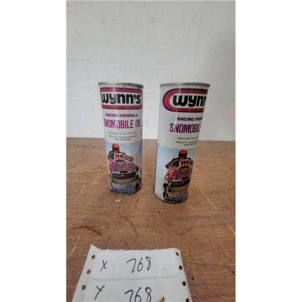 Wynn's Racing Formula Snowmobile Oil Cans, 40:1 Ratio, SAE 40, 20 Fluid Ounces, Set of 2 with