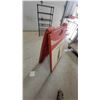 Image 2 : Coca-Cola "Ice Cold Served Here" Red Plastic A-Frame Sandwich Board Sign 24”×36”2 sided