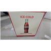 Image 3 : Coca-Cola "Ice Cold Served Here" Red Plastic A-Frame Sandwich Board Sign 24”×36”2 sided