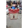 Image 5 : Coca-Cola "Ice Cold Served Here" Red Plastic A-Frame Sandwich Board Sign 24”×36”2 sided