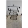 Image 1 : Black Five-Tier Adjustable Metal Wire Shelving Unit 44”×23”×13”