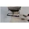 Image 3 : Antique Late 19th/Early 20th Century Dark Green Wooden Baby Carriage Perambulator with Hood