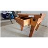 Image 4 : Wooden table with Storage Compartment 26”×27”×23”