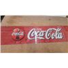 Image 2 : Coca-Cola "Drink!" Advertising Panel Sign with Bottle Graphic on Red Background 13”×72”