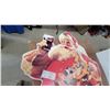 Image 2 : Vintage Coca-Cola 1960 "Santa with Sack of Toys" Haddon Sundblom Cardboard Advertising Cutout