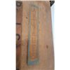 Image 2 : Rustic Wooden Signs Including "Bird Seed" and "Antiques" with Painted Lettering biggest 40”×9”