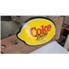 Image 5 : Diet Coke With Lemon Lemon-Shaped Corrugated Plastic Advertising Sign, Lemon Flavoured Diet Cola