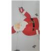 Image 3 : Vintage Hand-Painted Wooden Santa Claus Christmas Yard Decoration with Toy Bag 59”×36”